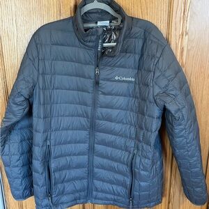 Columbia Omni Heat TurboDown Puffer Jacket Men’s L Gray